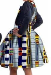 Multi-colored Stared Dress